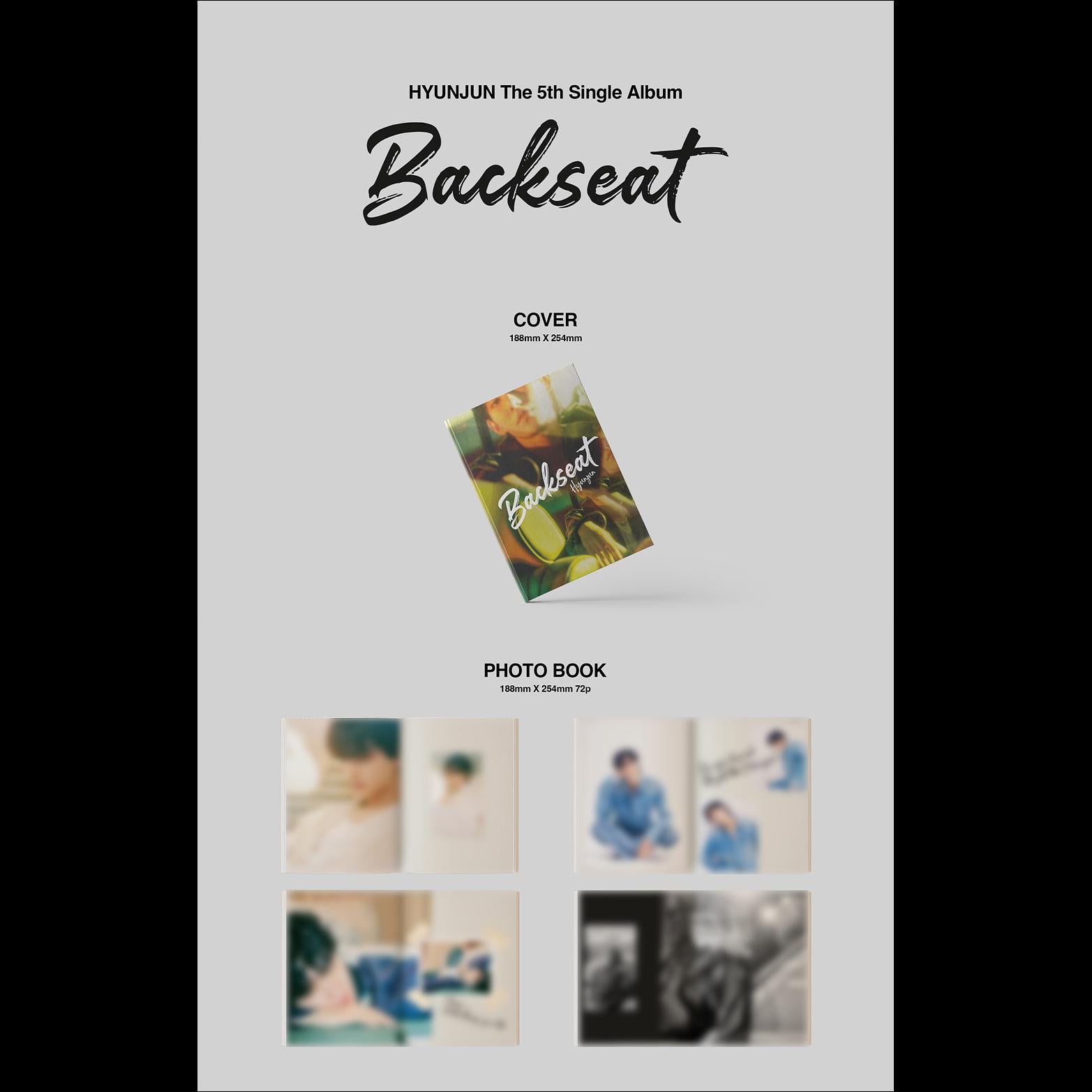 Hyunjun(THE BOYZ) - Backseat 5th Single Album