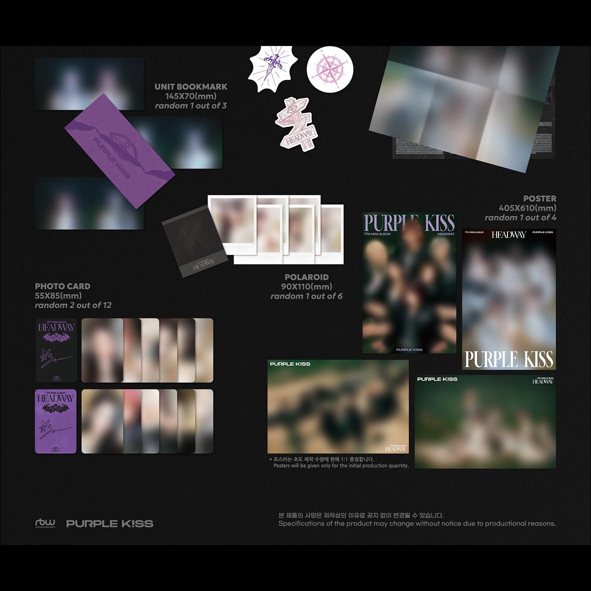 PURPLE KISS - HEADWAY 7th Mini Album