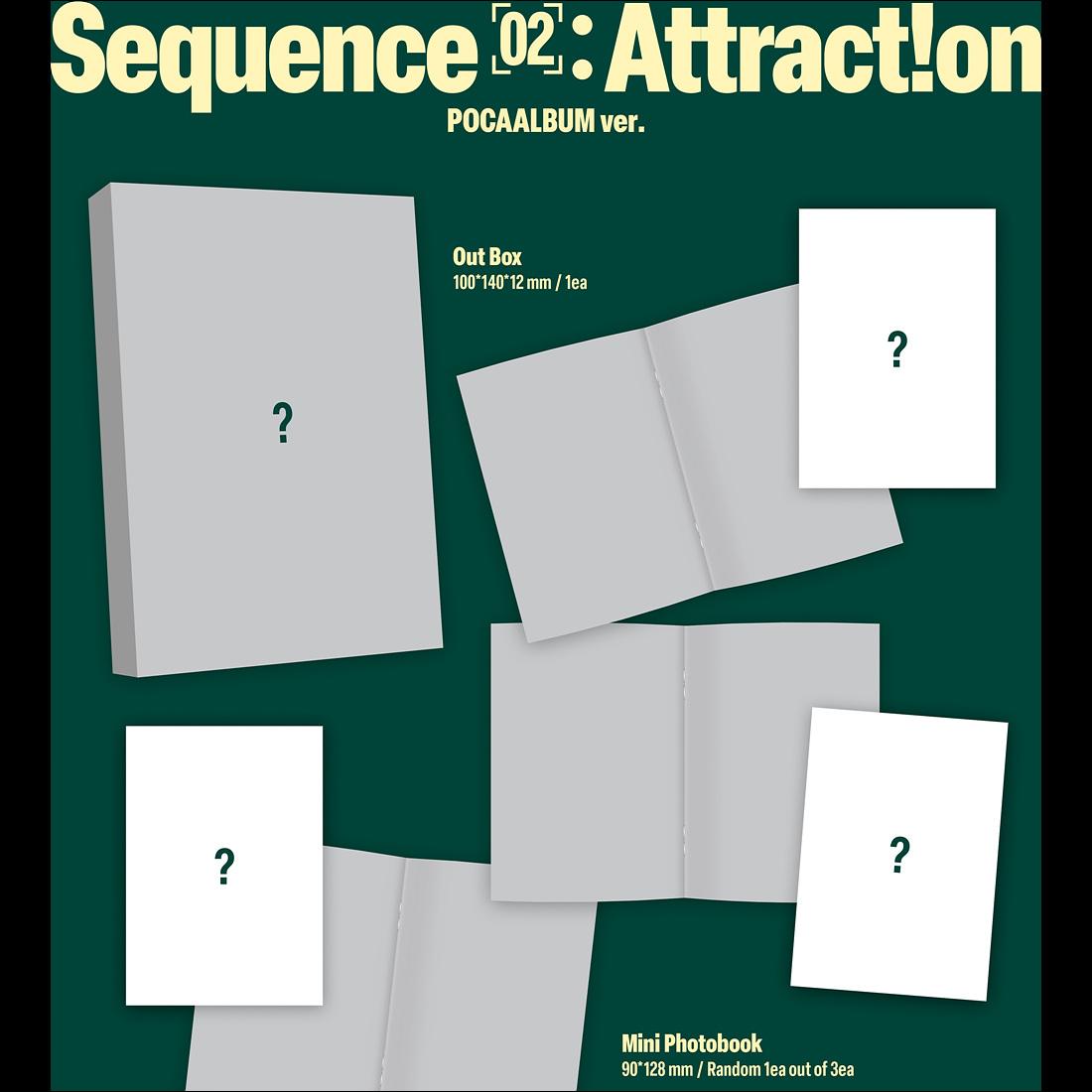 [Pre-order] AND2BLE 2nd Mini Album Sequence 02 Attraction PocaAlbum KPOP + Free Gift