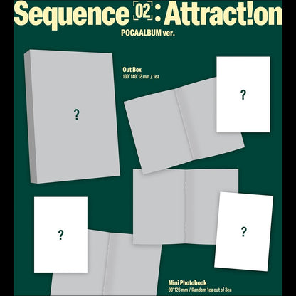 [Pre-order] AND2BLE 2nd Mini Album Sequence 02 Attraction PocaAlbum KPOP + Free Gift