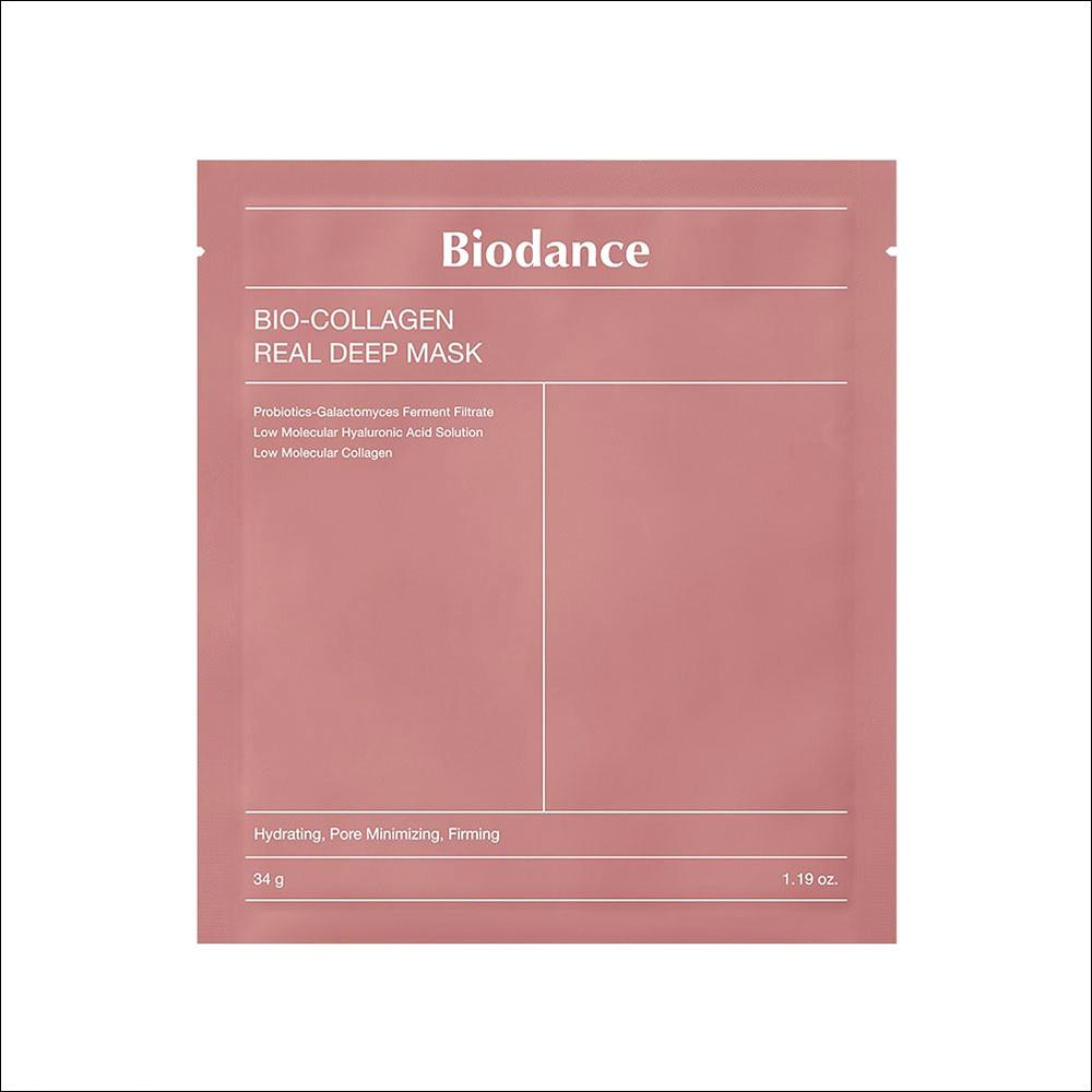 [Biodance] Real Deep Mask (7 Sheets) - Collagen, Sea Kelp, Cera-Nol, Vita | Overnight Hydrogel Mask, Pore & Hydration Care, K-Beauty