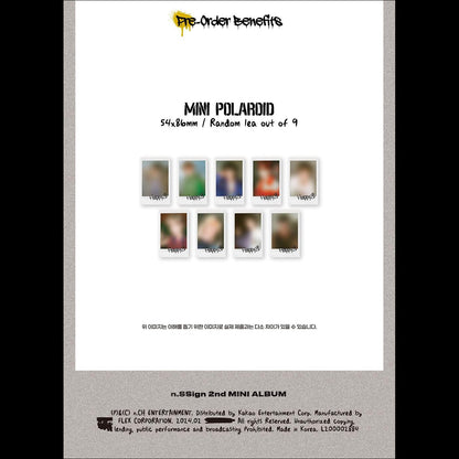 n.SSign 2nd MINI ALBUM 'Happy &' (Digipack ver.)