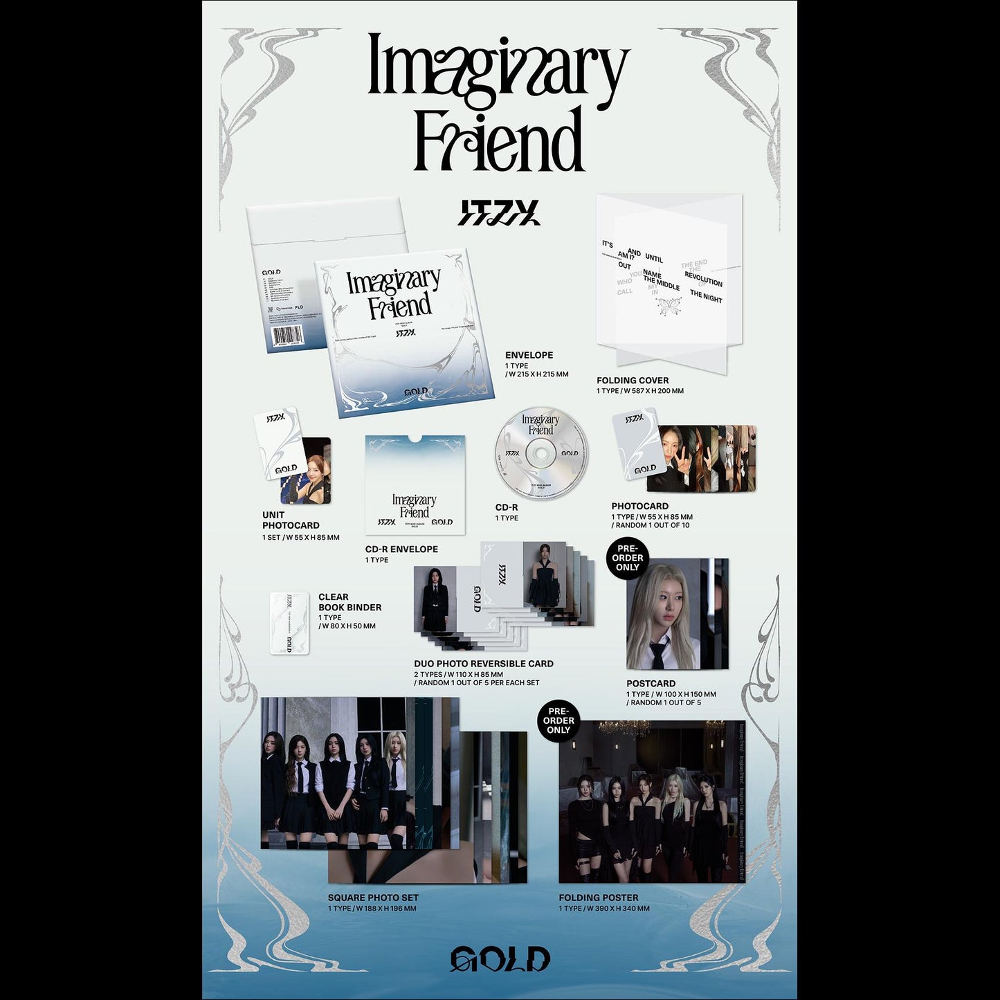 ITZY - GOLD SPECIAL EDITION (GOLD Ver. / Imaginary Friend Ver.)