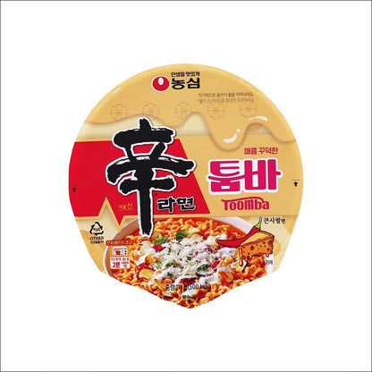 Nongshim Shin Ramyun Toomba (Creamy & Spicy) 113g x 3 Cups (Bulk Pack)