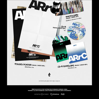 ARrC - AR^C 1st EP Album (Black ver. / White ver.)