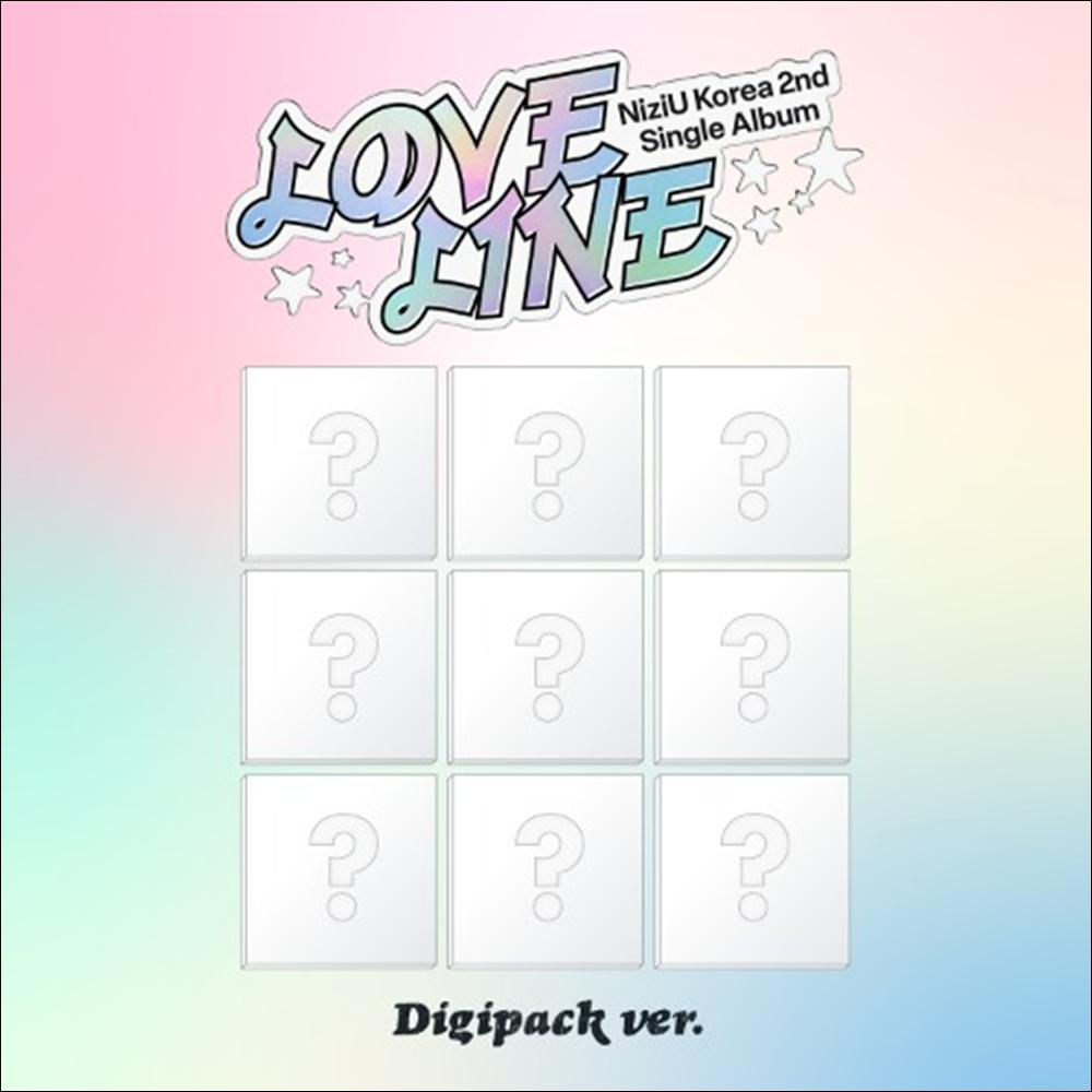 NiziU - LOVE LINE Digipack ver. / Korea 2nd Single Album
