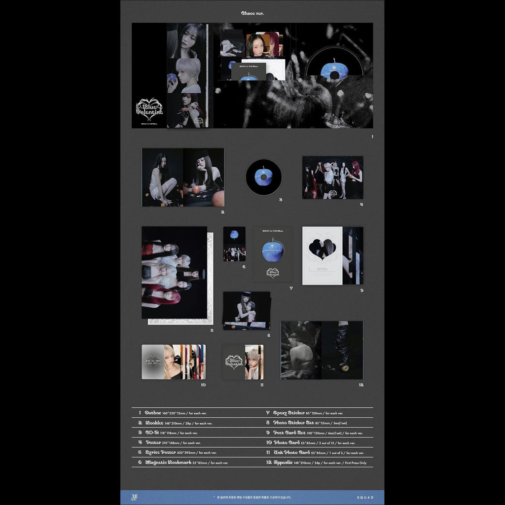 NMIXX - Blue Valentine 1st Full Album + Free Gift
