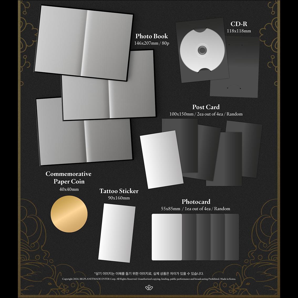 HA SUNG WOON - Blessed Photobook ver. Album (Heaven ver. / Ground ver.)