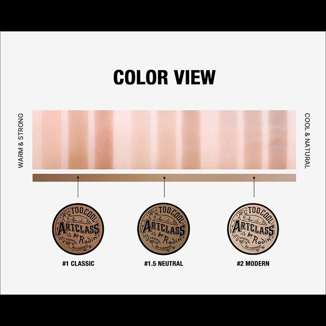 [Too Cool For School] Artclass By Rodin Shading Expert Kit (Neutral) | 9.5g Shading Powder + Dual Contour Brush, K-Beauty