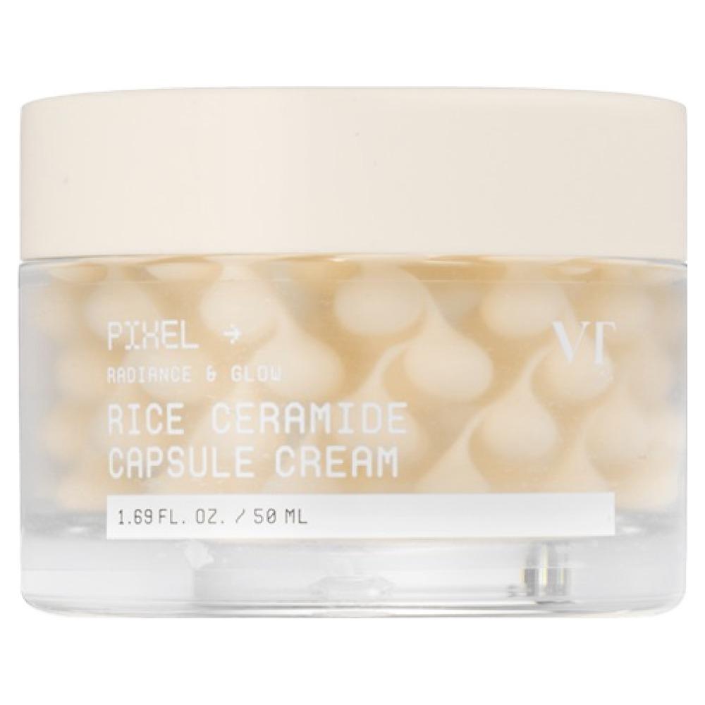[VT COSMETICS] Rice Ceramide Capsule Cream 50ml | Glass Skin Dark Spot & Moisture Barrier Cream, K-Beauty