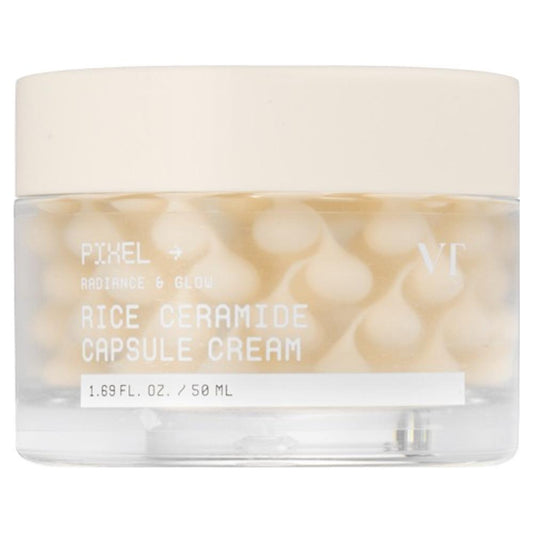 [VT COSMETICS] Rice Ceramide Capsule Cream 50ml | Glass Skin Dark Spot & Moisture Barrier Cream, K-Beauty