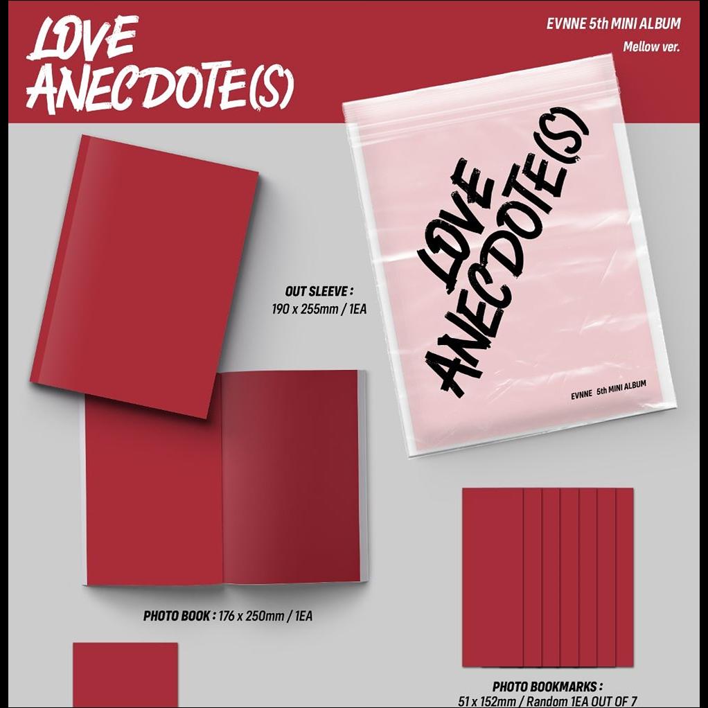EVNNE - LOVE ANECDOTE(S) Album (Cheeky ver. / Mellow ver.)