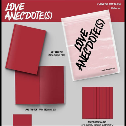 EVNNE - LOVE ANECDOTE(S) Album (Cheeky ver. / Mellow ver.)