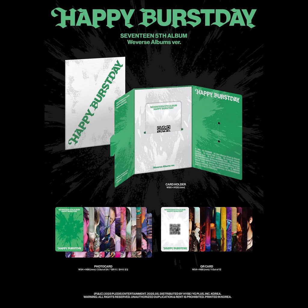 SEVENTEEN - HAPPY BURSTDAY Weverse Albums ver.