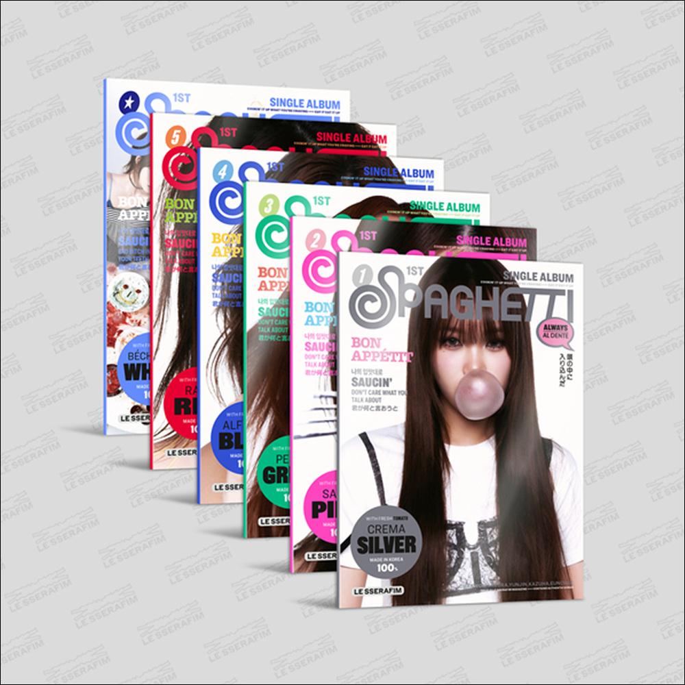 LE SSERAFIM [SPAGHETTI] COMPACT ver. / 1st Single Album + Free Gift