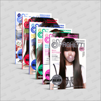 LE SSERAFIM [SPAGHETTI] COMPACT ver. / 1st Single Album + Free Gift