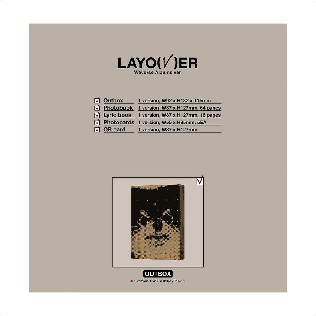 V(BTS) - Layover Weverse Albums Ver.
