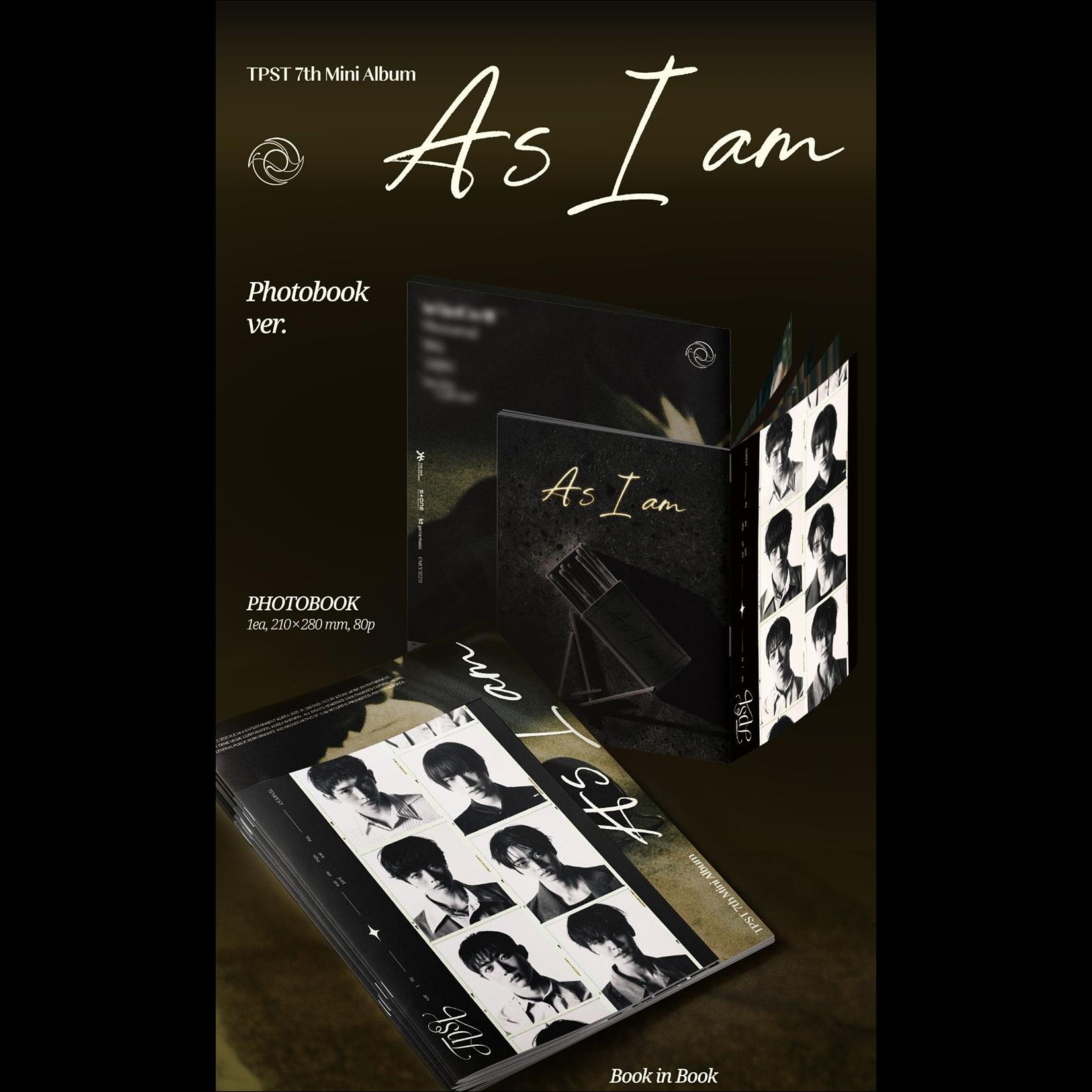 TEMPEST - As I am Photobook ver. / 7th Mini Album + Free Gift