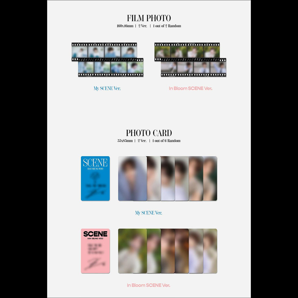 HAN SEUNG WOO - SCENE 1st Single Album (My SCENE Ver. / In Bloom SCENE Ver.)