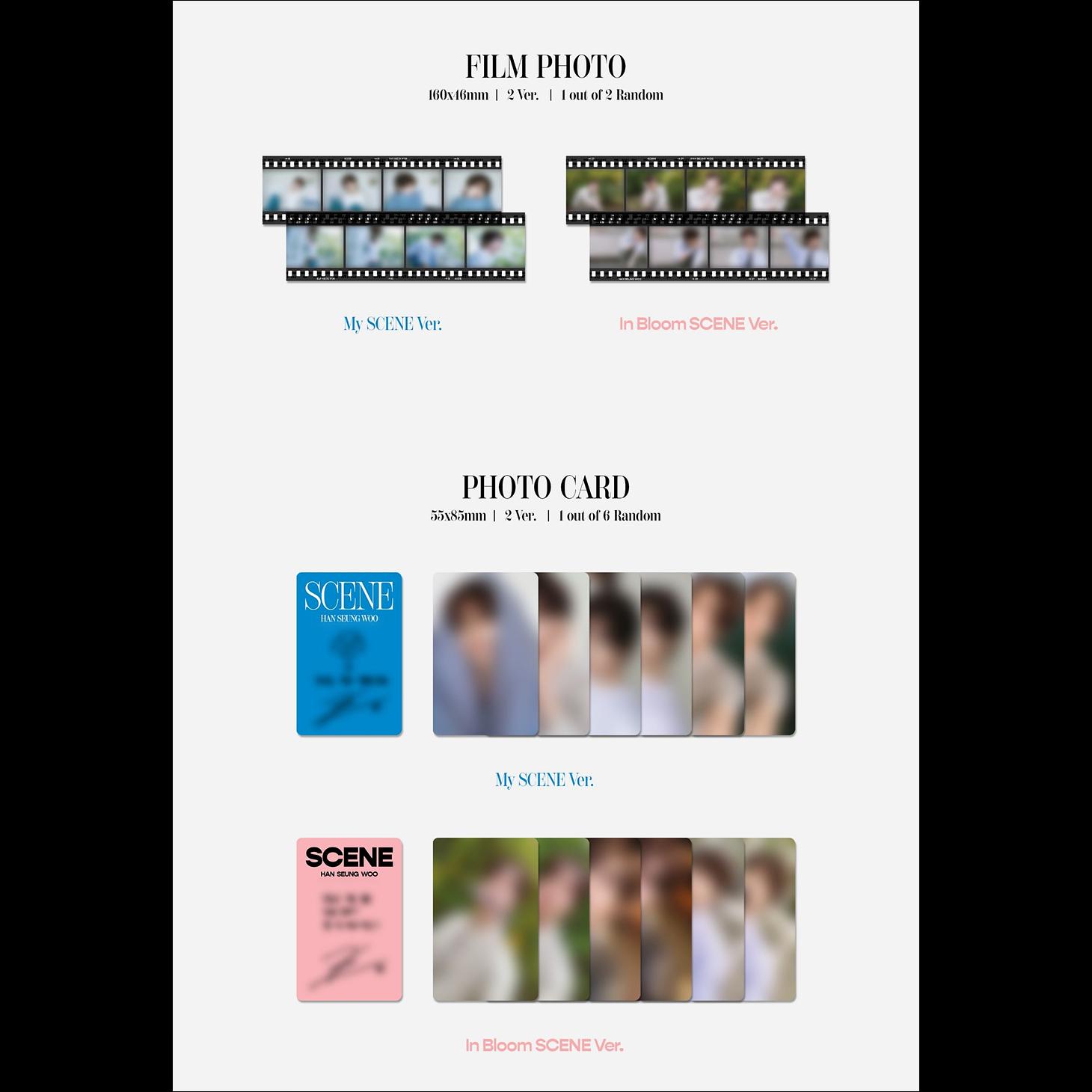 HAN SEUNG WOO - SCENE 1st Single Album (My SCENE Ver. / In Bloom SCENE Ver.)
