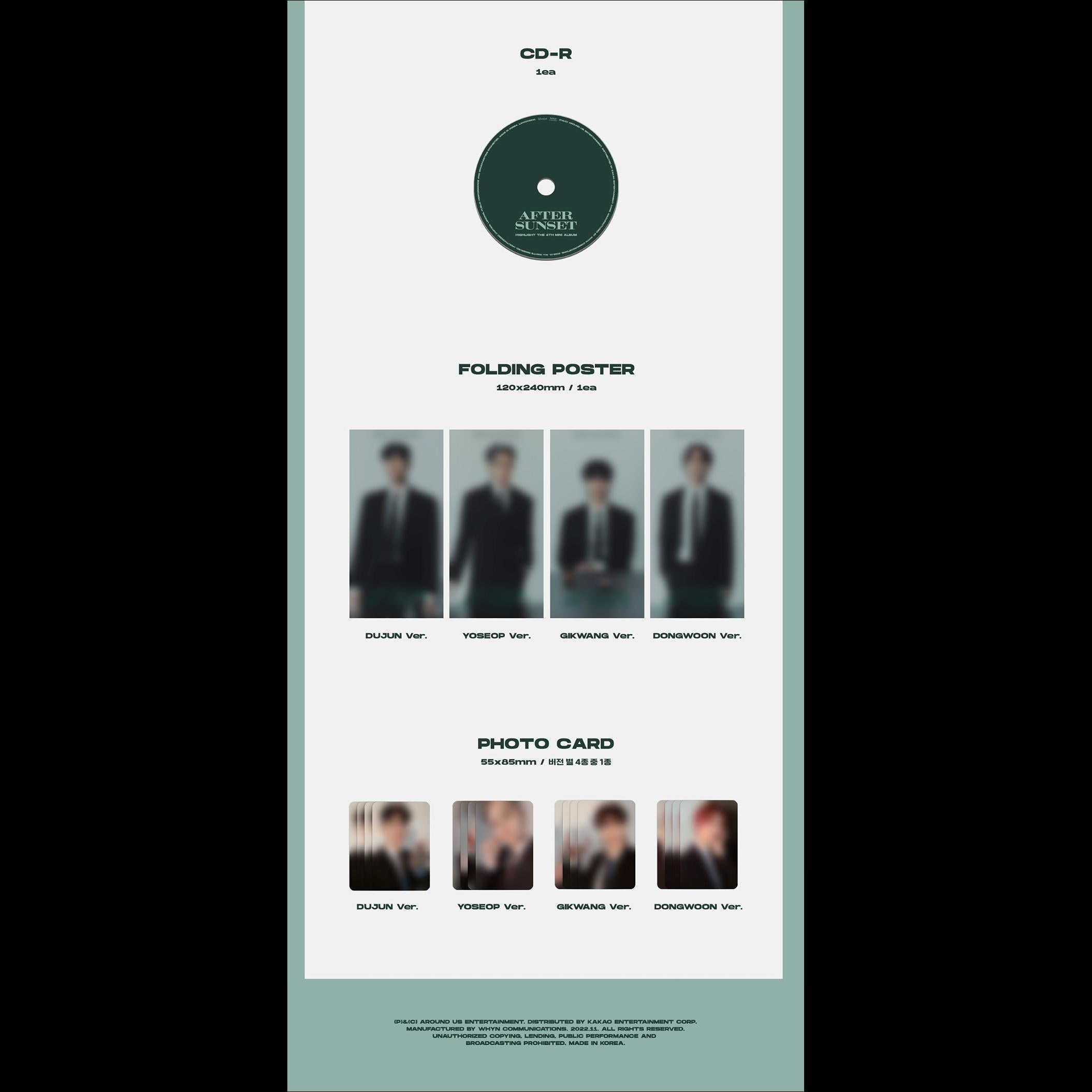 HIGHLIGHT AFTER SUNSET JEWEL Ver. Album
