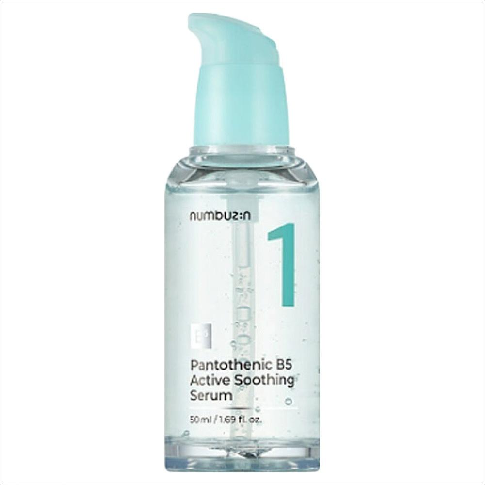 [numbuzin] No.1 Hyaluronic Pantothenic Active Up Soothing Serum (50ml) - Oil-Control & Hydrating Serum for Troubled Skin, Calming Moisture Care