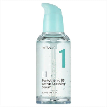 [numbuzin] No.1 Hyaluronic Pantothenic Active Up Soothing Serum (50ml) - Oil-Control & Hydrating Serum for Troubled Skin, Calming Moisture Care