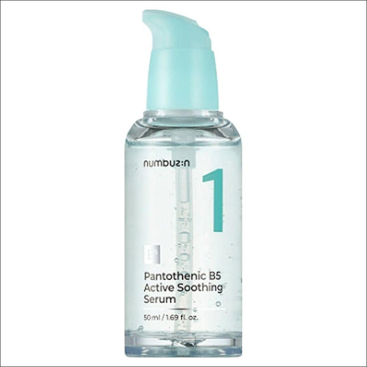 [numbuzin] No.1 Hyaluronic Pantothenic Active Up Soothing Serum (50ml) - Oil-Control & Hydrating Serum for Troubled Skin, Calming Moisture Care