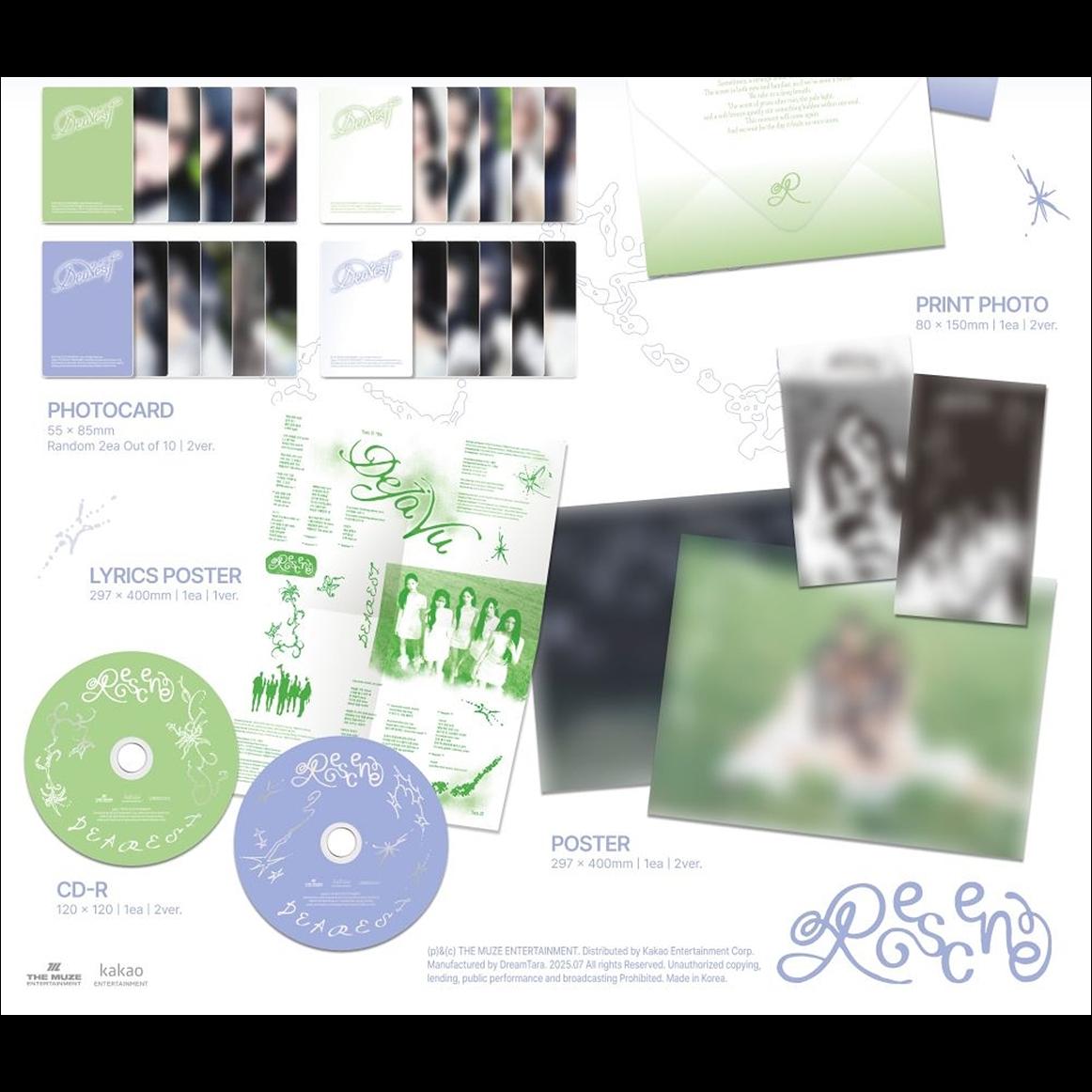 RESCENE [Dearest] 2nd Single Album (Dear ver. / Dewy ver.)