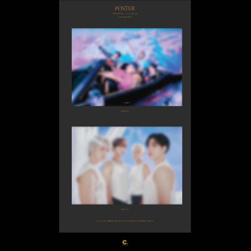 CIX [GO Chapter 1 GO Together] 8th Mini Album (Gold ver. / Silver ver.)
