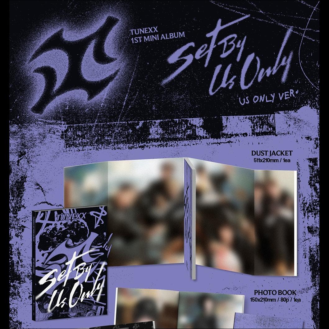 TUNEXX [SET BY US ONLY] 1st Mini Album (UNSET ver. / US ONLY ver.) + Free Gift