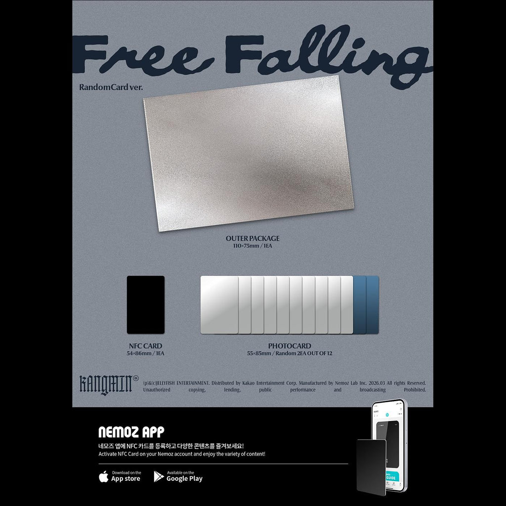 KANGMIN (VERIVERY) [Free Falling] RandomCard Ver. (NEMO) + Free Gift