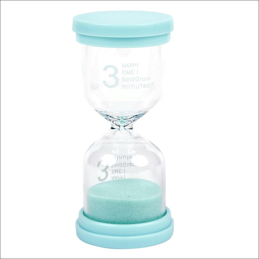 Desktop Sand Timer - 3 Minutes (Blue/Green/Pink/Yellow)