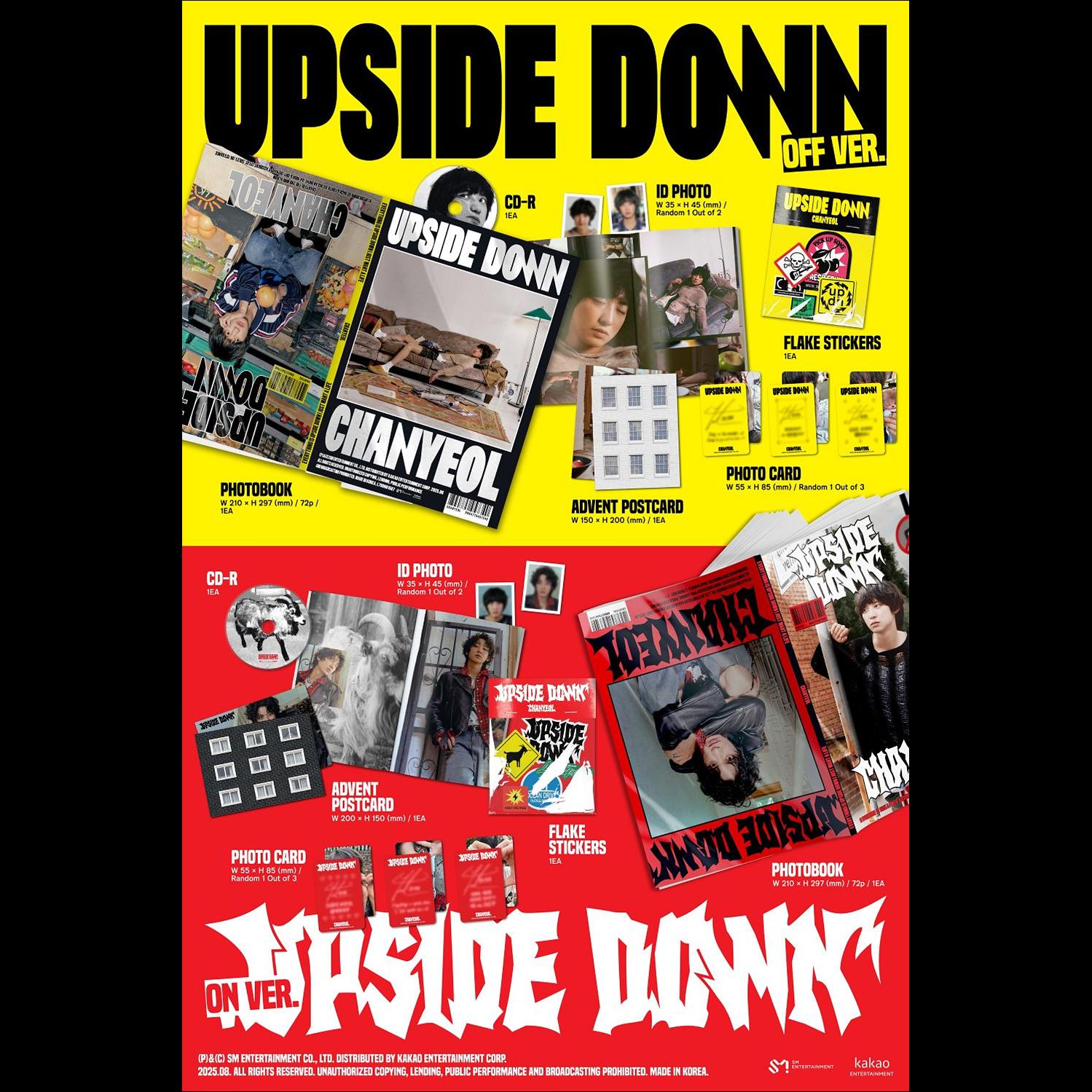 CHANYEOL [Upside Down] Photo Book Ver. 2nd Mini Album