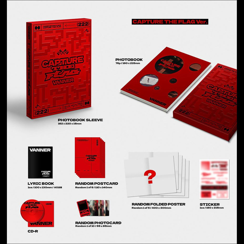 VANNER [CAPTURE THE FLAG] 2nd Mini Album