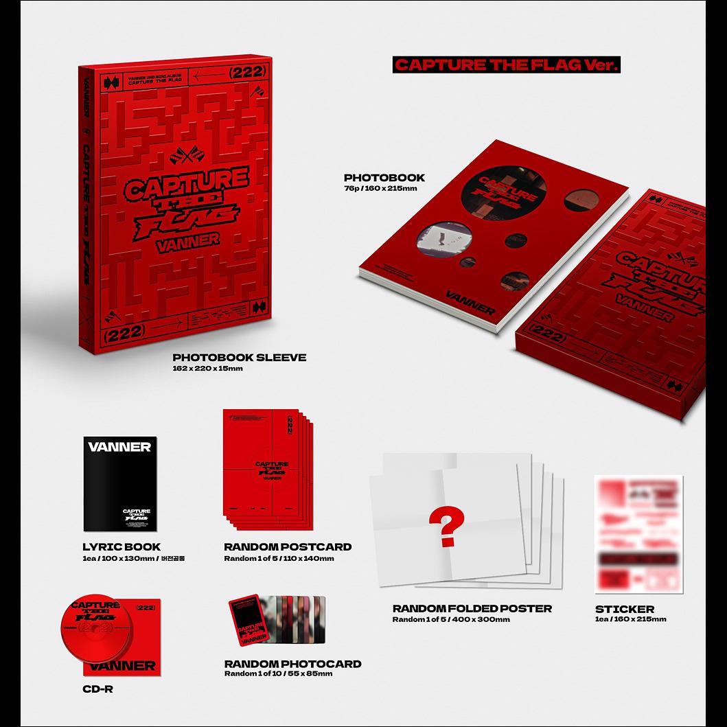 VANNER [CAPTURE THE FLAG] 2nd Mini Album