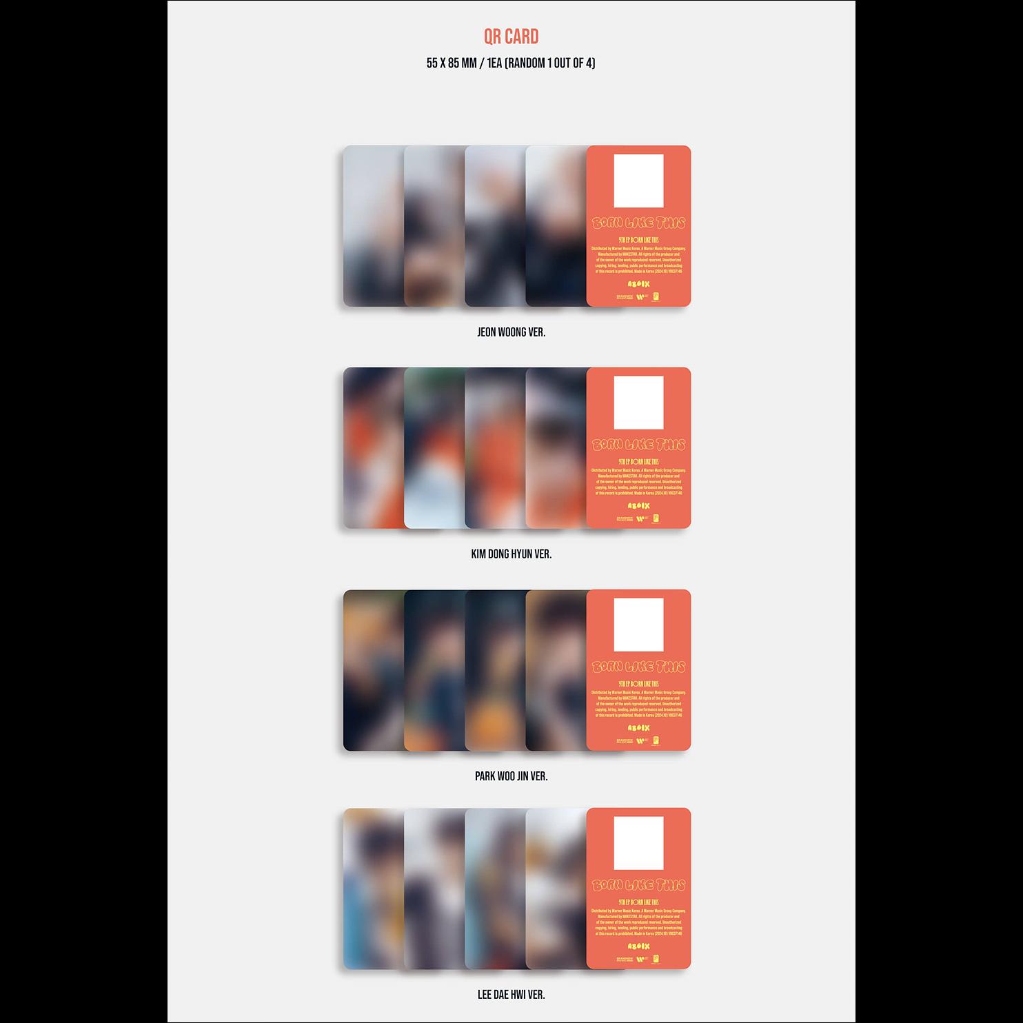 AB6IX BORN LIKE THIS POCA ver. 9th EP Album