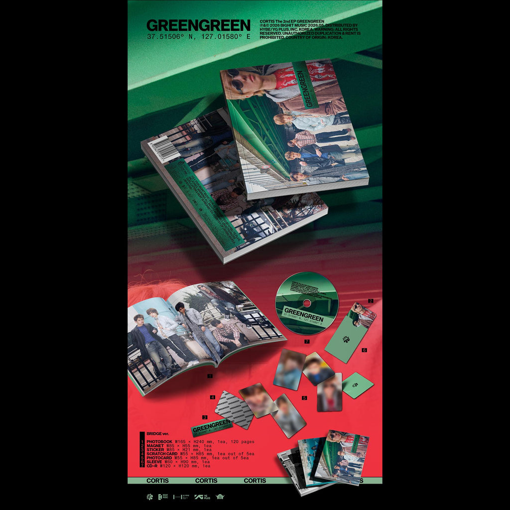 CORTIS The 2nd EP [GREENGREEN] + Free Gift