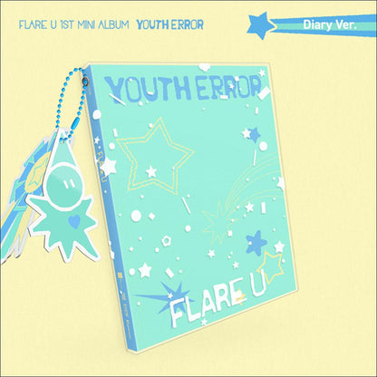 FLARE U [YOUTH ERROR] 1st Mini Album (Diary Ver.) + Free Gift