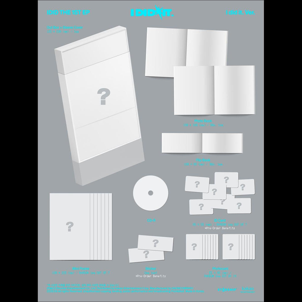IDID [I did it] I did it. Ver. / 1st Mini Album