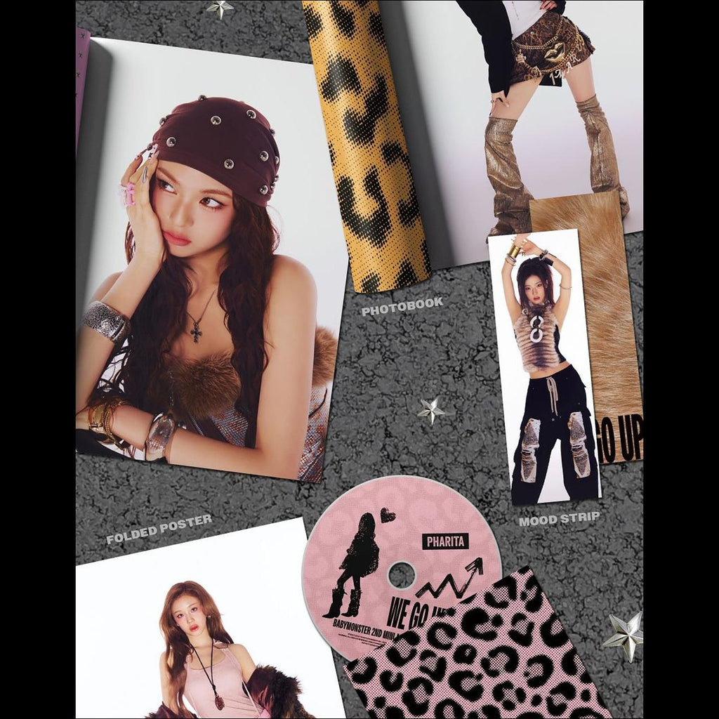 BABYMONSTER [WE GO UP] PATTERN Ver. / 2nd MINI ALBUM + Free Gift