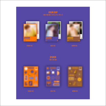 JAECHAN (DKZ) - JCFACTORY Album (ORANGE ver. / VIOLET ver. / BROWN ver.)