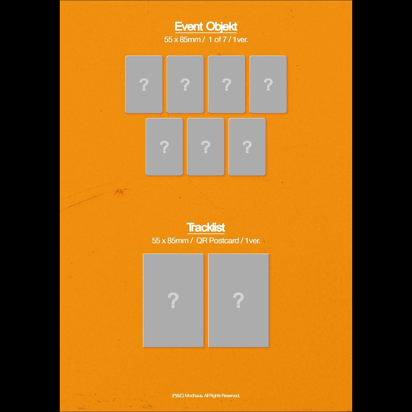 idntt <unevermet> Objekt Music Album ver.</unevermet>