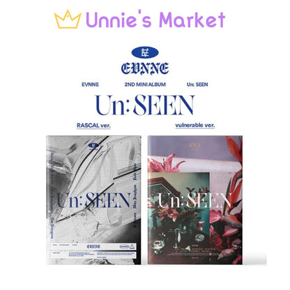 EVNNE [Un: SEEN] 2nd Mini Album (RASCAL Ver. / vulnerable ver.)