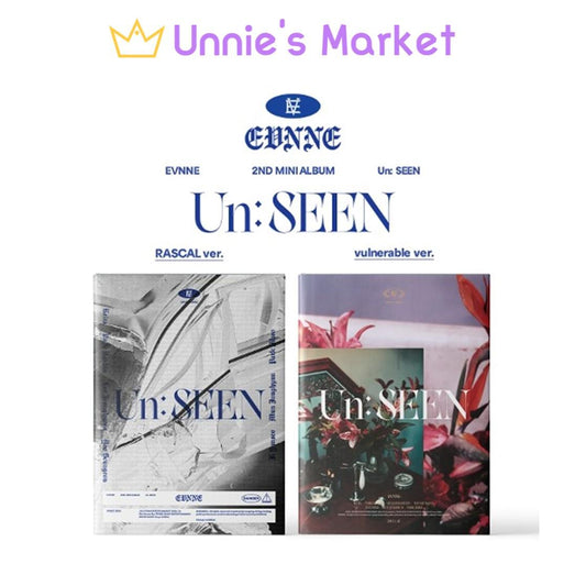EVNNE [Un: SEEN] 2nd Mini Album (RASCAL Ver. / vulnerable ver.)