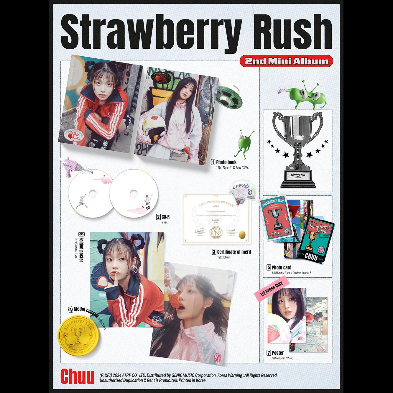 CHUU - Strawberry Rush (Strawberry ver. / Rush ver.)