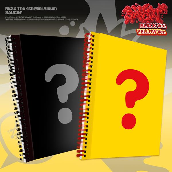 [Pre-order] NEXZ [SAUCIN’] 4th Mini Album (BLACK Ver. / YELLOW Ver.) + Free Gift