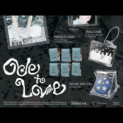 (Smini Ver.) NCT WISH [Ode to Love] 1st Album + free gift