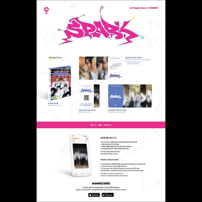 [Pre-order] EMOTIM CONNECT (Casual Ver. / CONNECT School Ver.) 1st Single Album + Free Gift