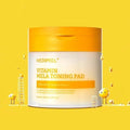 [MEDI-PEEL] Vitamin Mela Toning Pad 2.0 (50 Sheets) - Brightening & Skin Clarity, Even Skin Tone, Vitamin Complex, K-Beauty Skincare